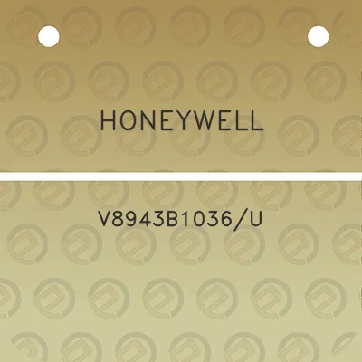 honeywell-v8943b1036u