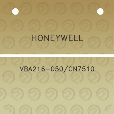 honeywell-vba216-050cn7510