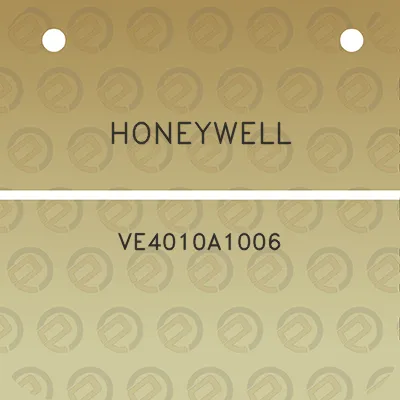 honeywell-ve4010a1006