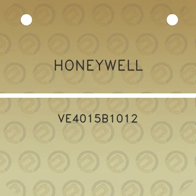 honeywell-ve4015b1012