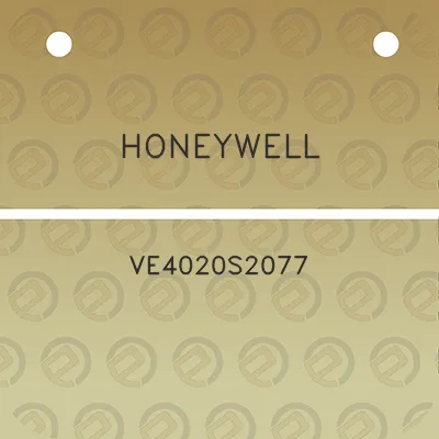 honeywell-ve4020s2077