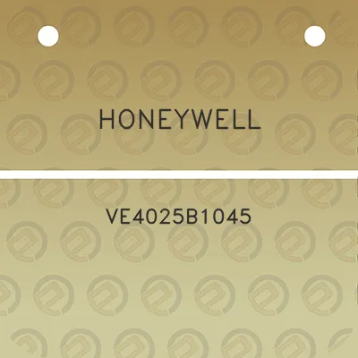 honeywell-ve4025b1045