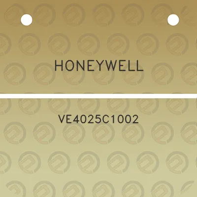 honeywell-ve4025c1002