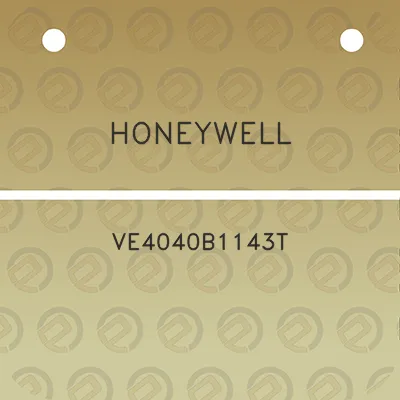 honeywell-ve4040b1143t