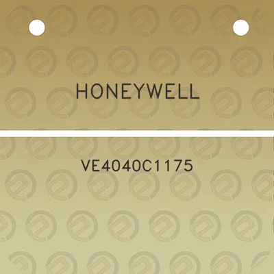 honeywell-ve4040c1175