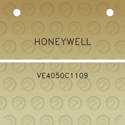 honeywell-ve4050c1109