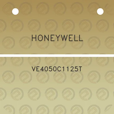 honeywell-ve4050c1125t