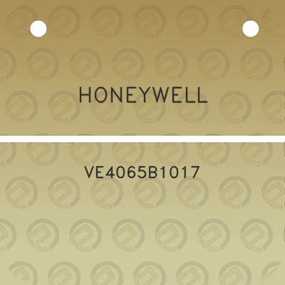 honeywell-ve4065b1017