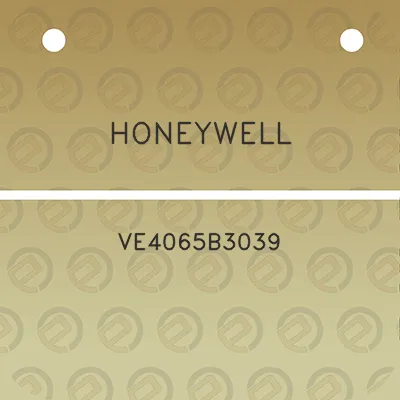 honeywell-ve4065b3039