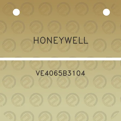 honeywell-ve4065b3104