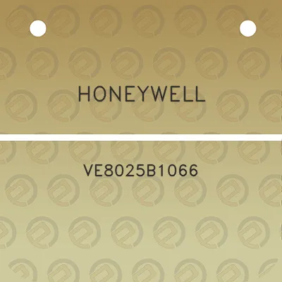 honeywell-ve8025b1066