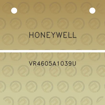 honeywell-vr4605a1039u