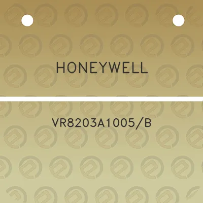 honeywell-vr8203a1005b