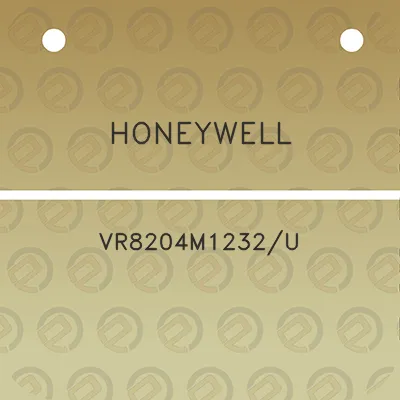 honeywell-vr8204m1232u