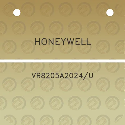 honeywell-vr8205a2024u