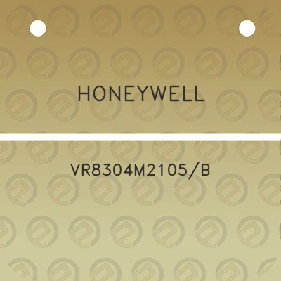 honeywell-vr8304m2105b