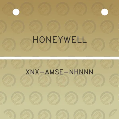 honeywell-xnx-amse-nhnnn