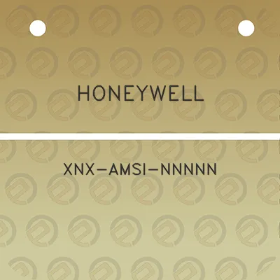 honeywell-xnx-amsi-nnnnn