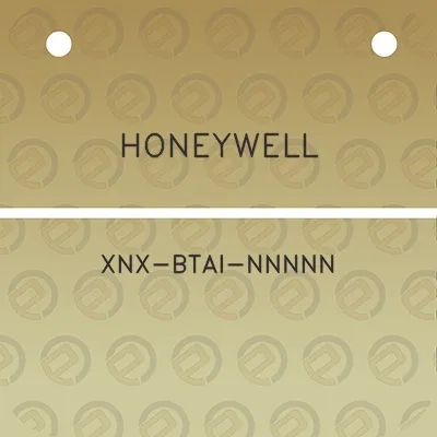 honeywell-xnx-btai-nnnnn