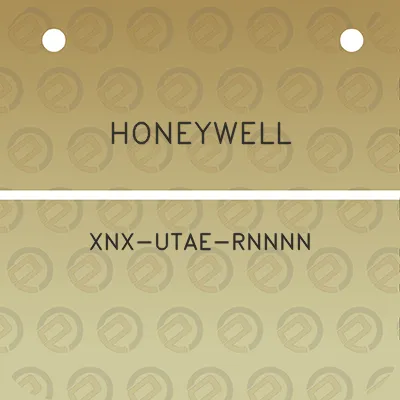 honeywell-xnx-utae-rnnnn