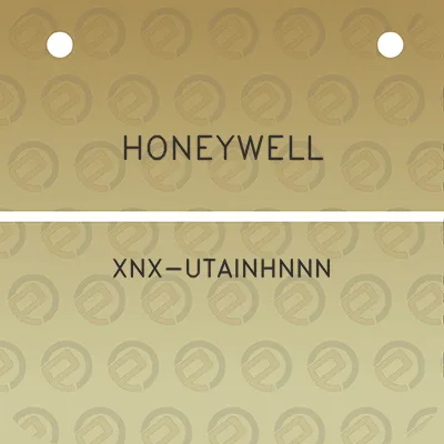 honeywell-xnx-utainhnnn