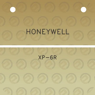 honeywell-xp-6r