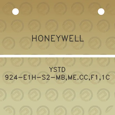 honeywell-ystd-924-e1h-s2-mbmeccf11c