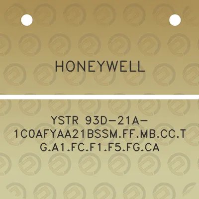 honeywell-ystr-93d-21a-1c0afyaa21bssmffmbcctga1fcf1f5fgca