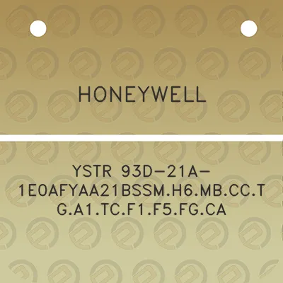 honeywell-ystr-93d-21a-1e0afyaa21bssmh6mbcctga1tcf1f5fgca