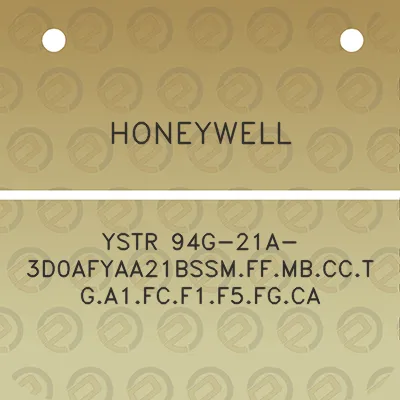 honeywell-ystr-94g-21a-3d0afyaa21bssmffmbcctga1fcf1f5fgca