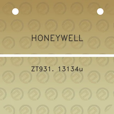 honeywell-zt931-13134u