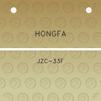 hongfa-jzc-33f