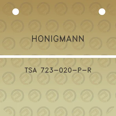 honigmann-tsa-723-020-p-r