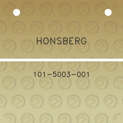 honsberg-101-5003-001