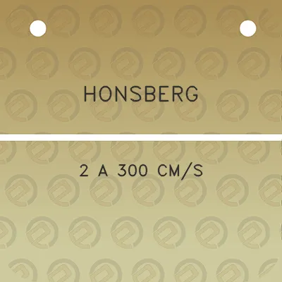 honsberg-2-a-300-cms