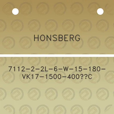 honsberg-7112-2-2l-6-w-15-180-vk17-1500-400c