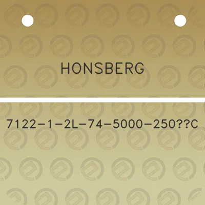 honsberg-7122-1-2l-74-5000-250c