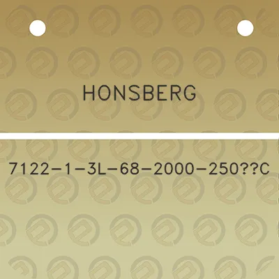 honsberg-7122-1-3l-68-2000-250c