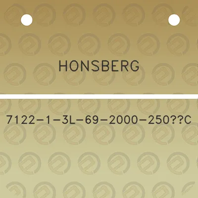 honsberg-7122-1-3l-69-2000-250c