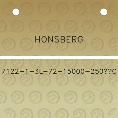 honsberg-7122-1-3l-72-15000-250c