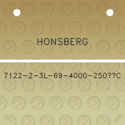 honsberg-7122-2-3l-69-4000-250c