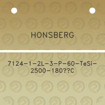 honsberg-7124-1-2l-3-p-60-tesi-2500-180c