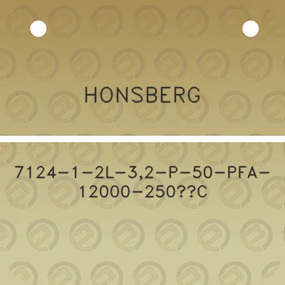 honsberg-7124-1-2l-32-p-50-pfa-12000-250c