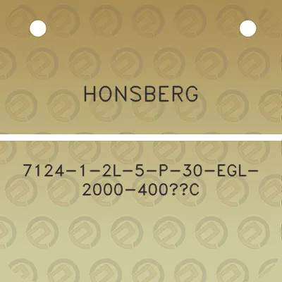 honsberg-7124-1-2l-5-p-30-egl-2000-400c