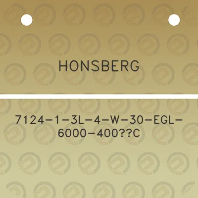 honsberg-7124-1-3l-4-w-30-egl-6000-400c