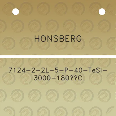 honsberg-7124-2-2l-5-p-40-tesi-3000-180c