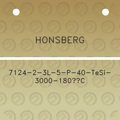 honsberg-7124-2-3l-5-p-40-tesi-3000-180c