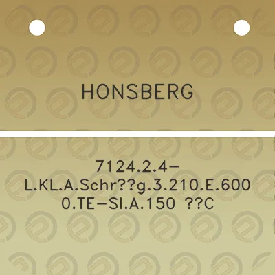 honsberg-712424-lklaschrag3210e6000te-sia150-c