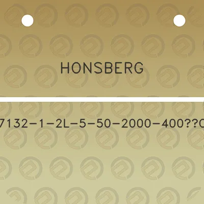 honsberg-7132-1-2l-5-50-2000-400c