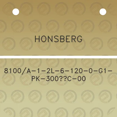 honsberg-8100a-1-2l-6-120-0-g1-pk-300c-00